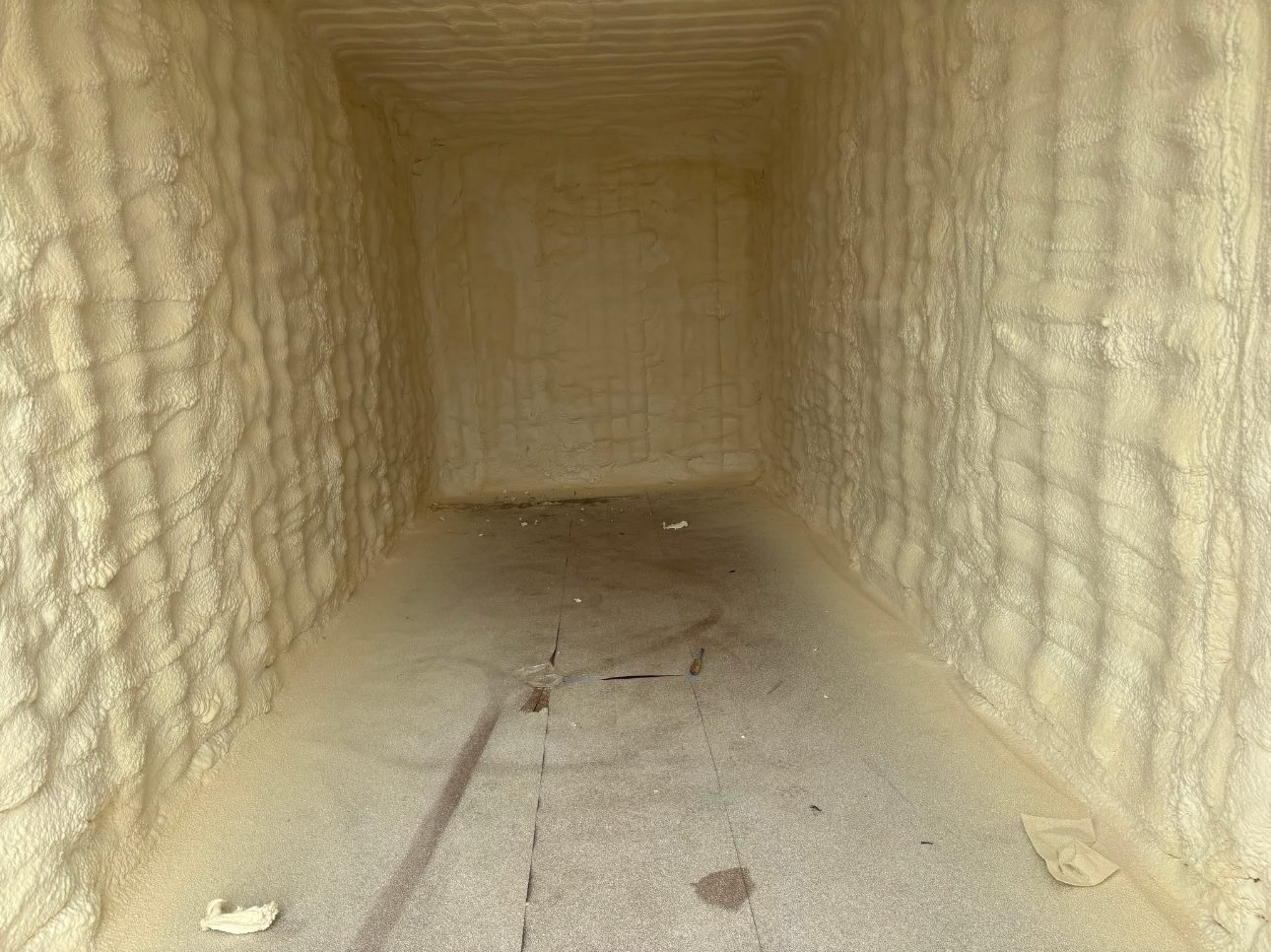 Fully spray foamed enclosed space South Louisiana